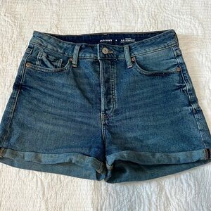 Old Navy Denim High-Rise OG Straight Secret Smooth Pockets Shorts Size 6